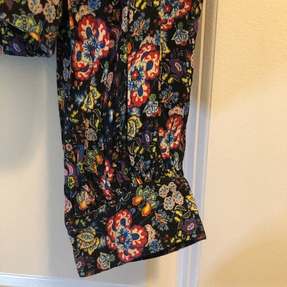FRAME Floral Print One Shoulder Top Size S EUC - Picture 6 of 13